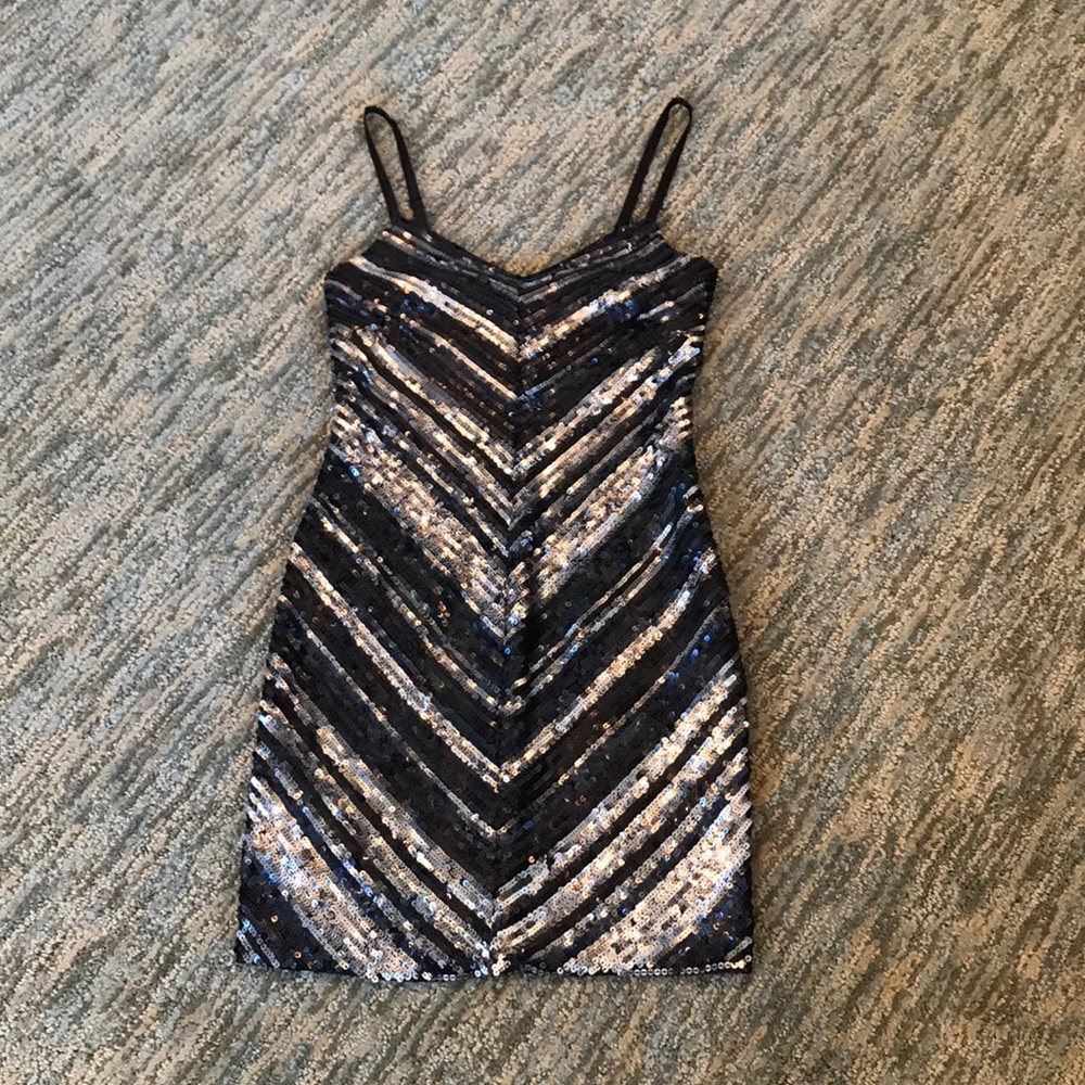 Bebe sequin mini dress